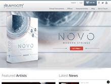 Tablet Screenshot of heavyocity.com